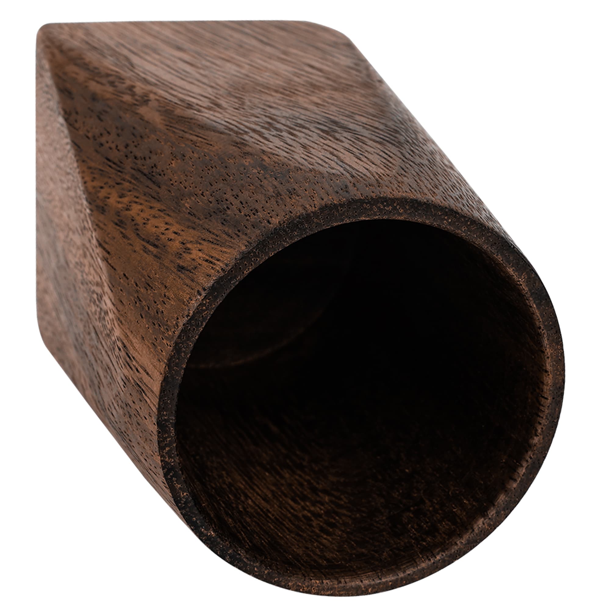 ReignSword Wooden Pen Holder for Desk, Walnut Pencil Cup Holder Stand, Multi Purpose Desktop Organizer Desk Accessories for Home Office - 3