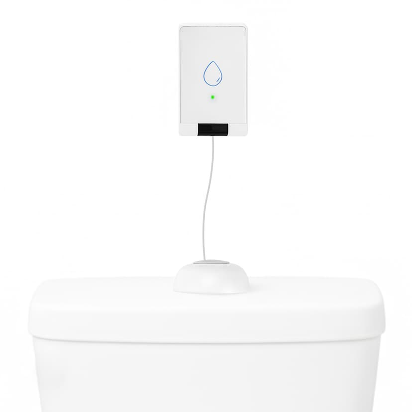 Automatic Toilet Flusher, Smart Motion Sensor Toilet Flush Kit, Hands-Free Dual-Flush, Type-C Rechargeable, Hygienic Flush System for Home Office Public Restrooms (White)