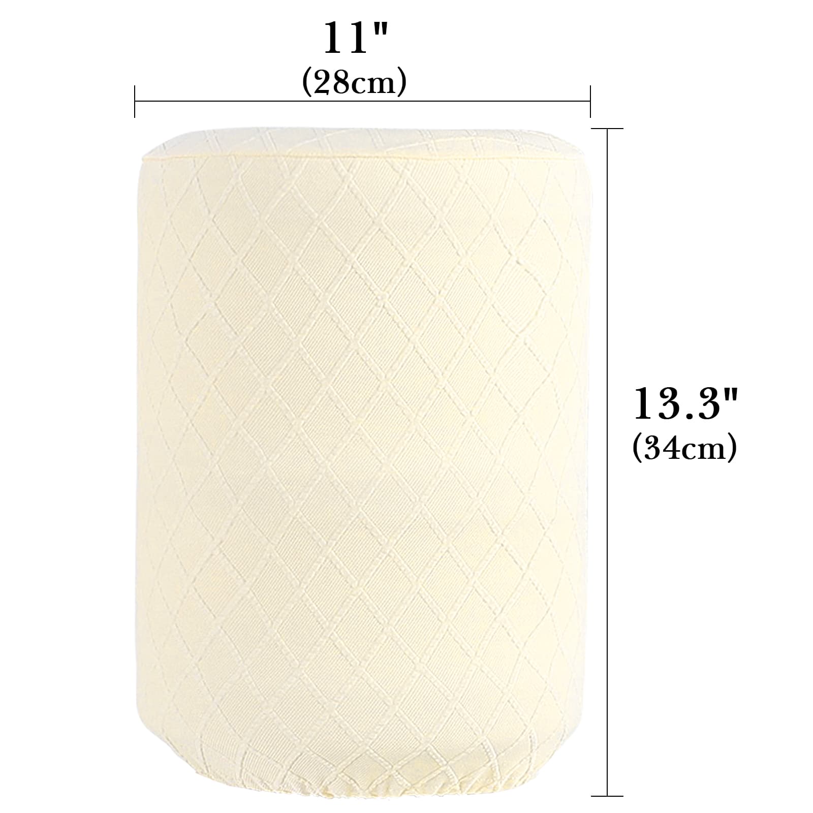 ReignSword Water Dispenser Barrel Cover for 5 Gallon Water Bottle, High Stretchy Water Dispenser Dust Cover, Reusable Furniture Covers Protector for Home or Office (Milky) - 1