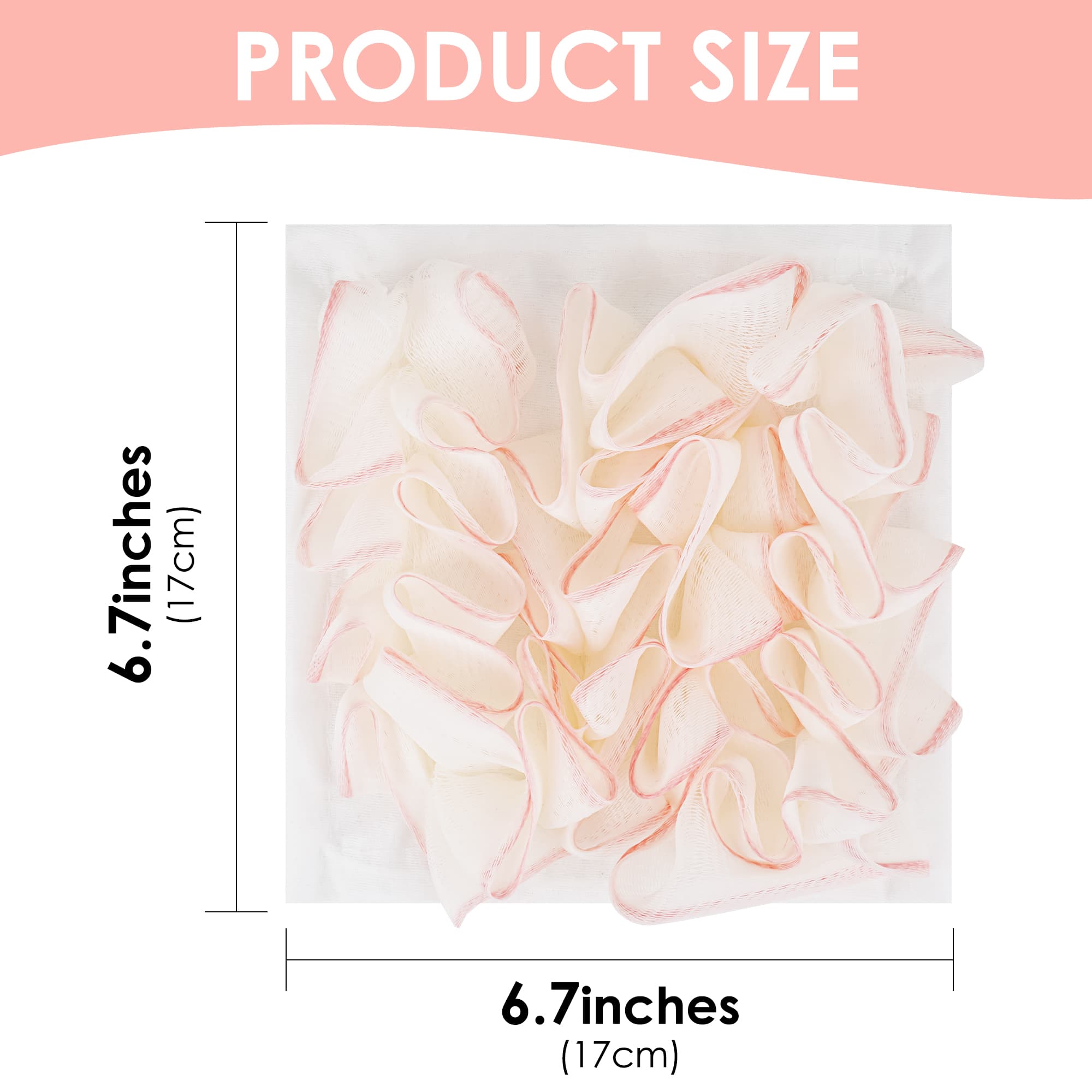 ReignSword 3 Pcs 2-in-1 Soap Loofah Pouch, Exfoliating Mesh Loofah Washcloth, Shower Loofah Sponge Body Scrubber for Storage Bar Soap, Bath Accessories for Men and Women - 1