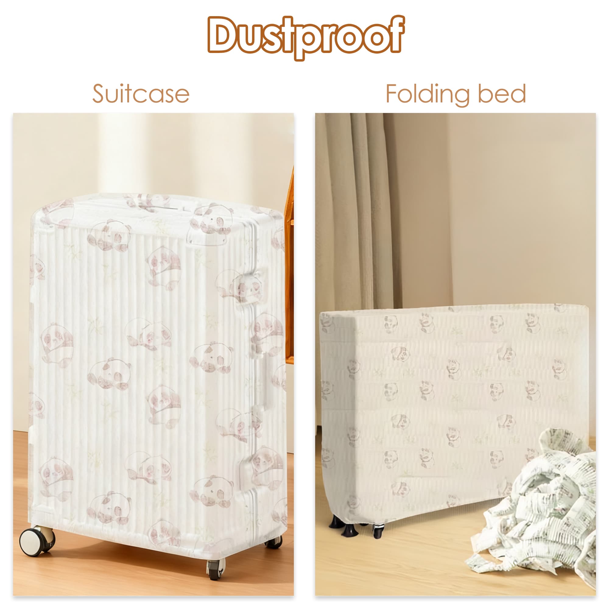 ReignSword 10 PCS Extra Large Disposable Kitchen Dust Covers, Thickened Non-Woven Fabric Dust Cover with Elastic Band for Luggage, Large Home Appliances, Air Fryer, Blender - 6