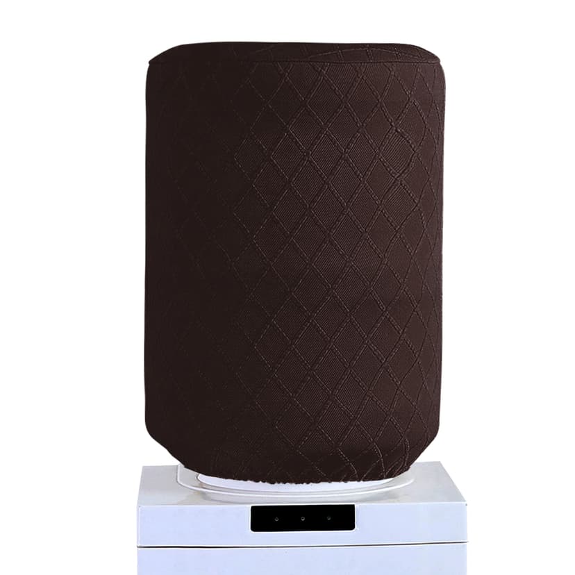 ReignSword Water Dispenser Barrel Cover for 5 Gallon Water Bottle, High Stretchy Water Dispenser Dust Cover, Reusable Furniture Cover Protector for Home or Office (Dark Brown)