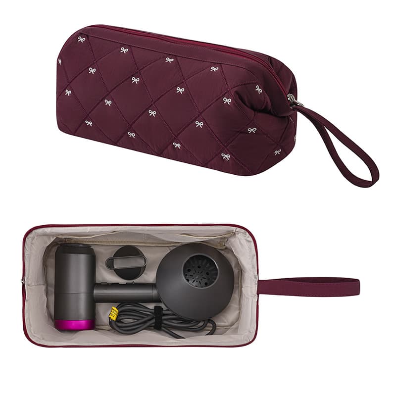 ReignSword Hair Tools Travel Bag Compatible with Shark FlexStyle, Dyson Airwrap, Revlon Hairdryer Case, Hair Styling Accessories Storage Waterproof Organizer (Angolan Red) - 1