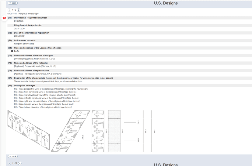ReignSword 4 Pack Athletic Sports Tape with Cross Pattern, Cotton Wrist Ankle Tape, First Aid Injury Wrap for Boxing, Tennis, Football Baseball Hockey Soccer (2in x 23ft) (Black & White)