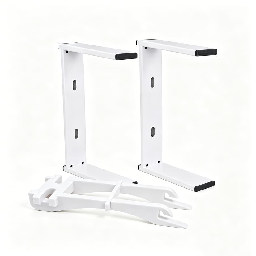 ReignSword Extension Tray & Stand Legs Set Compatible with Cricut Maker 4/3 and Explore 5/Air Series, Cutting Mat Holder & Stable Support Legs, White