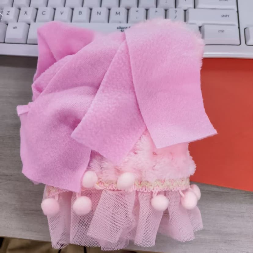 ReignSword Lace Trim Guinea Pig Corner Hideout, Fleece Forest Cage Accessories, Pet Corner Hideaway for Guinea Pigs, Rabbits, Ferrets, Chinchillas, Hedgehogs (Pink)