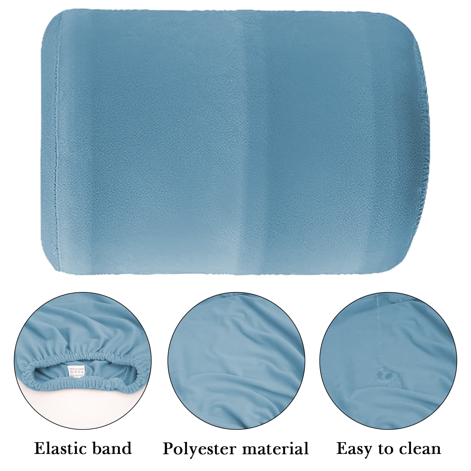 ReignSword Water Dispenser Barrel Cover for 5 Gallon Water Bottle, High Stretchy Water Bucket Cover Protector, Reusable Furniture Dust Covers for Home Office (Blue) - 2