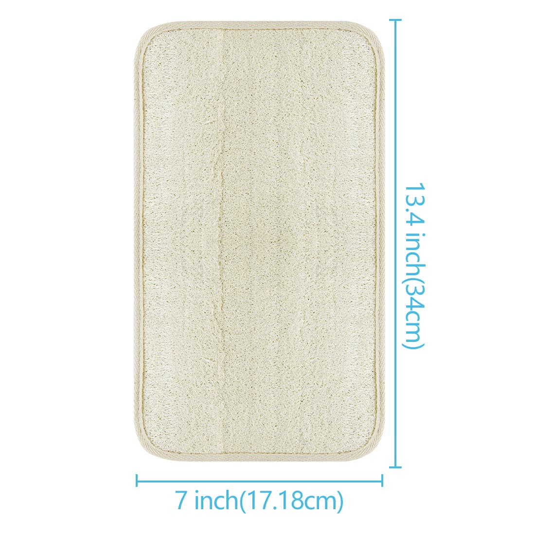 Back Scrubber for Shower, Hands-Free Exfoliating Back Loofah Body Sponge Scrubber, Wall Mounted Back Scrubber for Shower for Men Women - 1