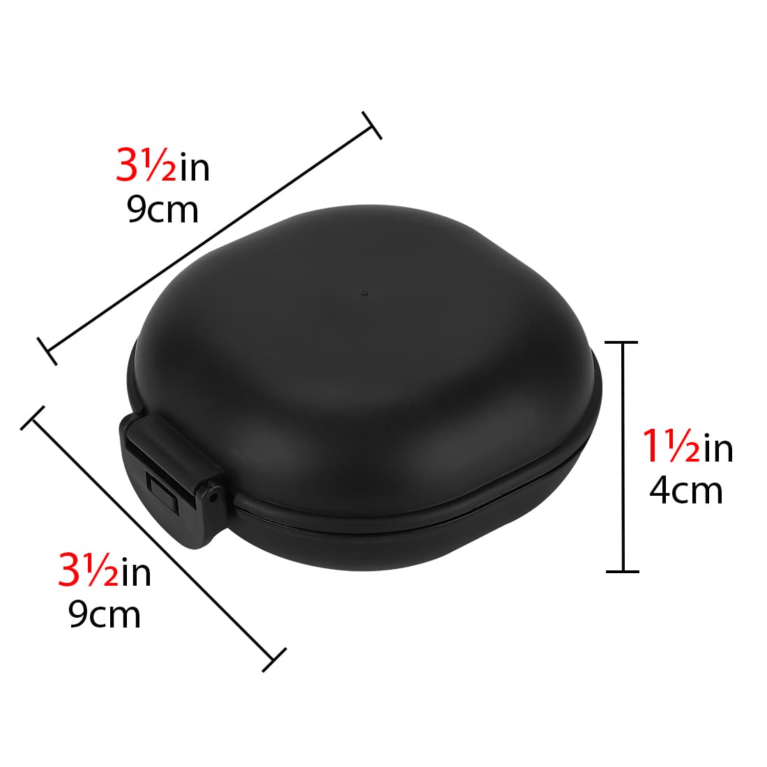 ReignSword 2 Pack Travel Soap Case, Portable Travel Soap Container Small Holder Case, Airtight Soap Box Tray for Shower Bathroom Travel Outdoor (Black) - 1