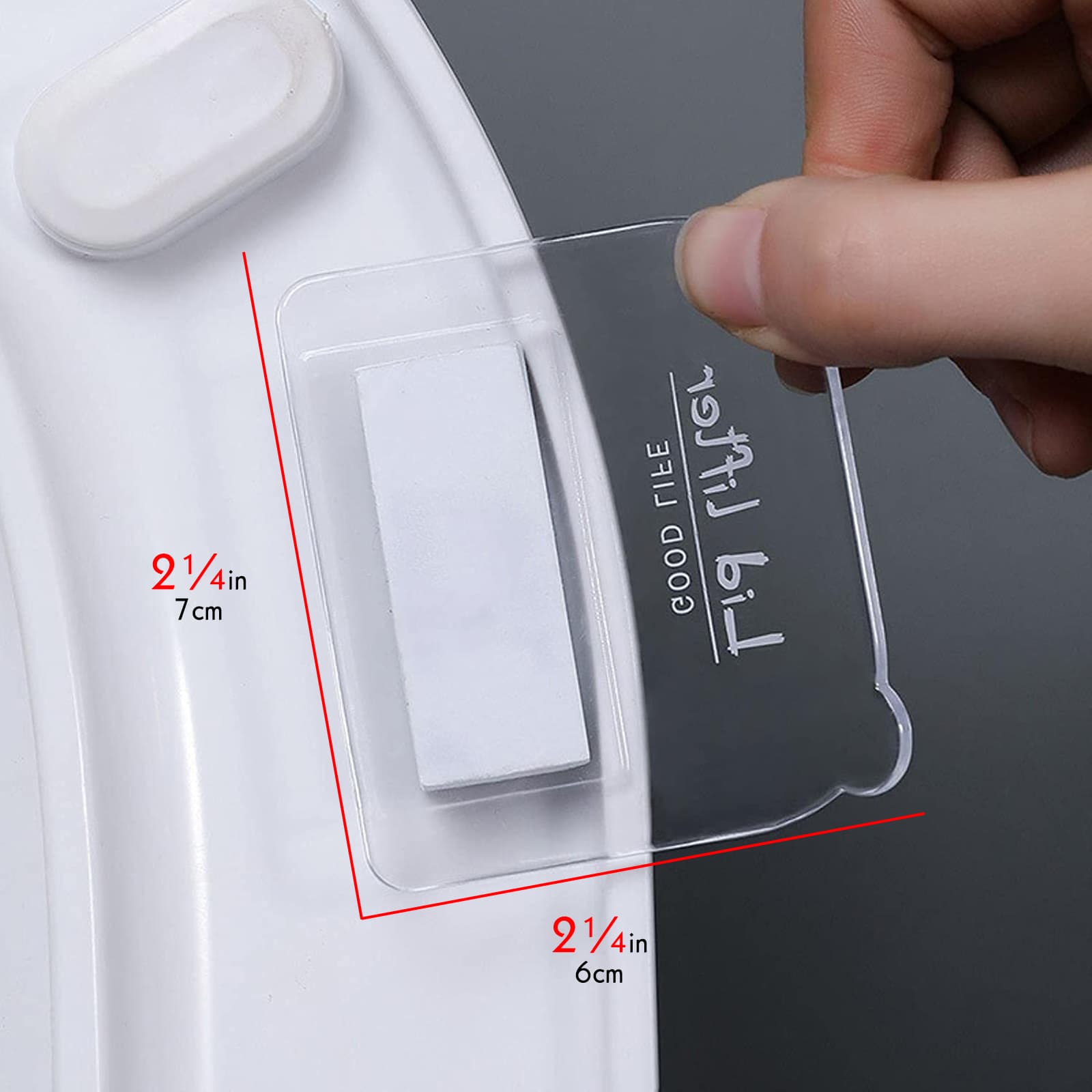 ReignSword 4 Pack Toilet Seat Lifter Opener, Avoid Touching Toilet Cover Handle, Toilet Lid Cover Lifter, Practical Toilet Seat Handle Lifter - 1
