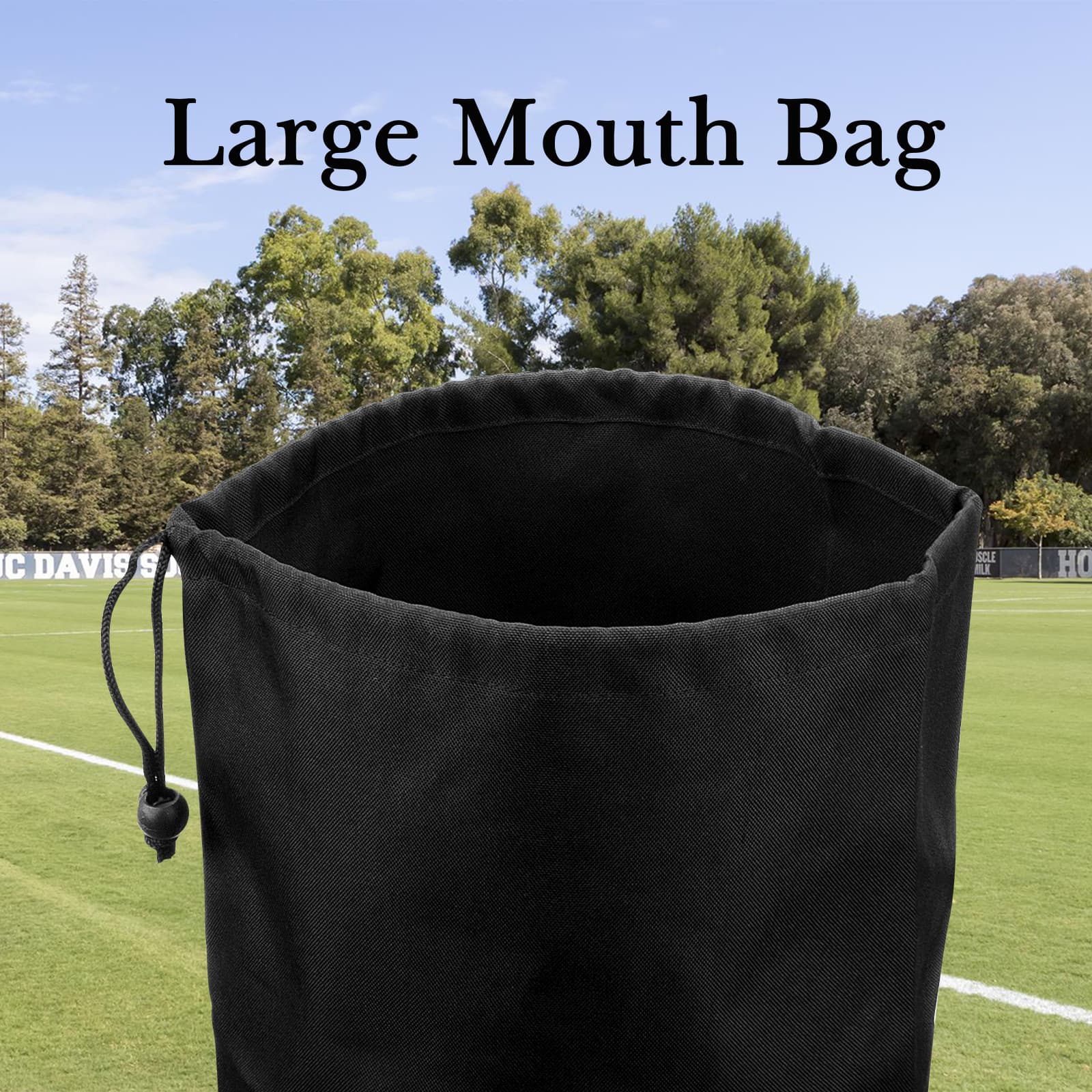 ReignSword Camping Chair Large Replacement Bag, 31 inches Folding Chair Carrying Bag with Adjustable Shoulder Strap and Large Mouth for Sport Events, Compatible with GCI, Nice C, Cascade (Black) - 2