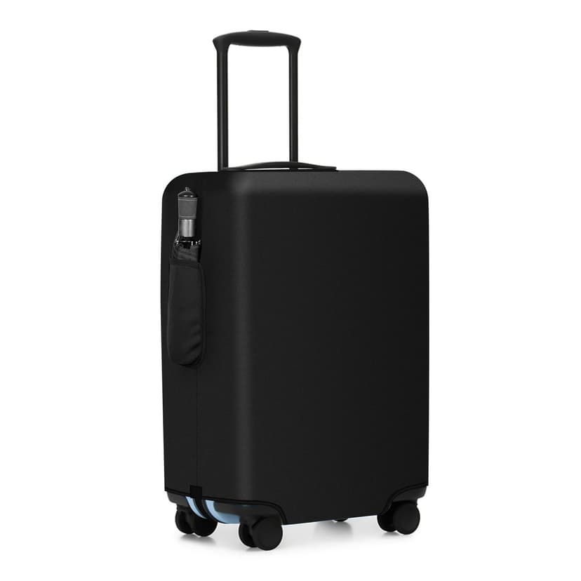ReignSword Travel Luggage Cover Suitcase Protector Fit 29-32 Inch Luggage, Washable Luggage Covers with Side Pocket for Suitcase Tsa Approved (Black, XL)