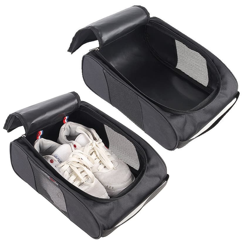 ReignSword Pack of 2 Shoe Bags for Men and Women, Portable Shoes Organizer Breathable for Travel, Travel Essentials suitable for Most Shoe Styles