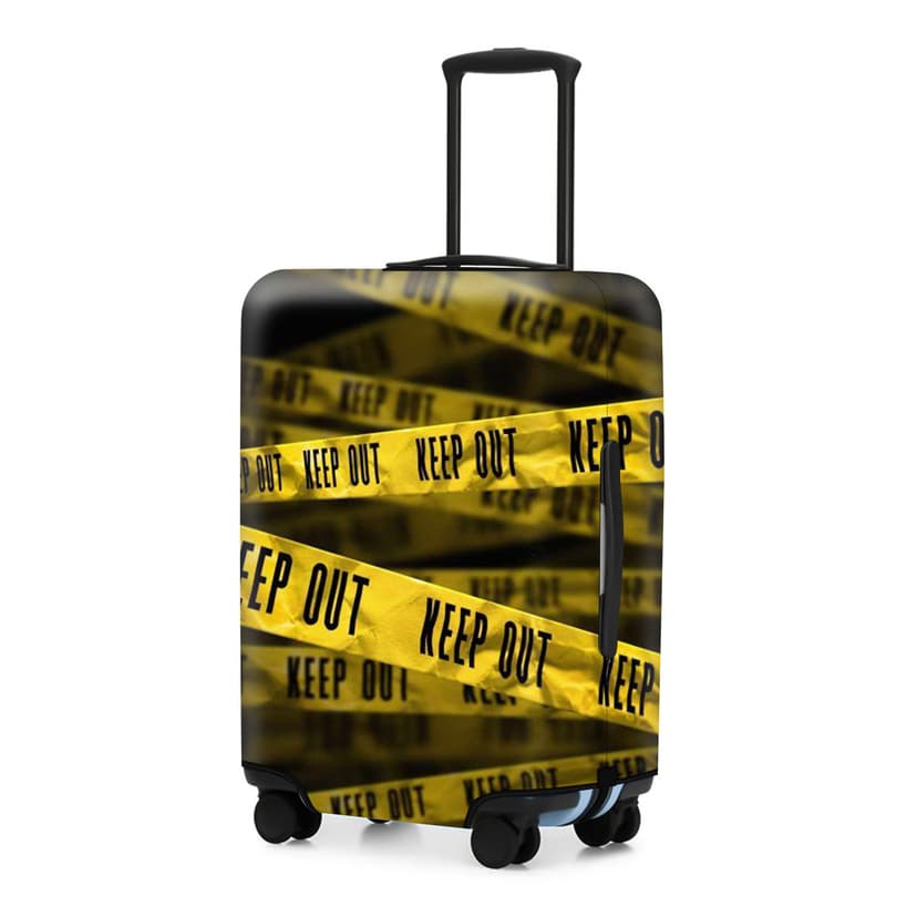 ReignSword Luggage Covers for Suitcase Tsa Approved, Travel Suitcase Cover Protector Fits 29-32 Inch Luggage, Washable Baggage Covers (XL, Personality Cyber ​​8)