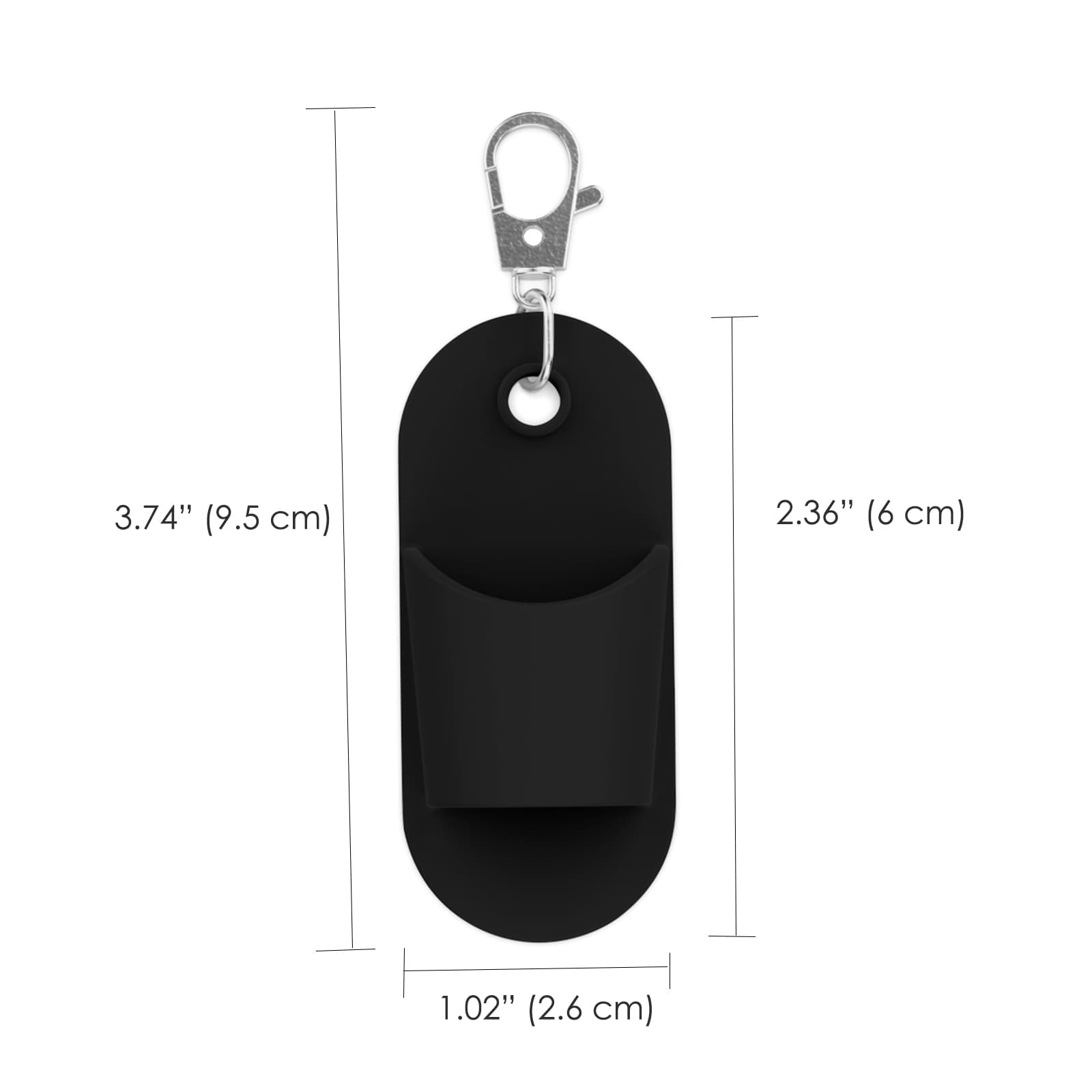 ReignSword 4 Pcs Silicone Pen keychain Holder, Anti-Lost Pen Holder for Lanyard, Portable Pen Lanyard for Signature, Ballpoint, Marker Pens - 1