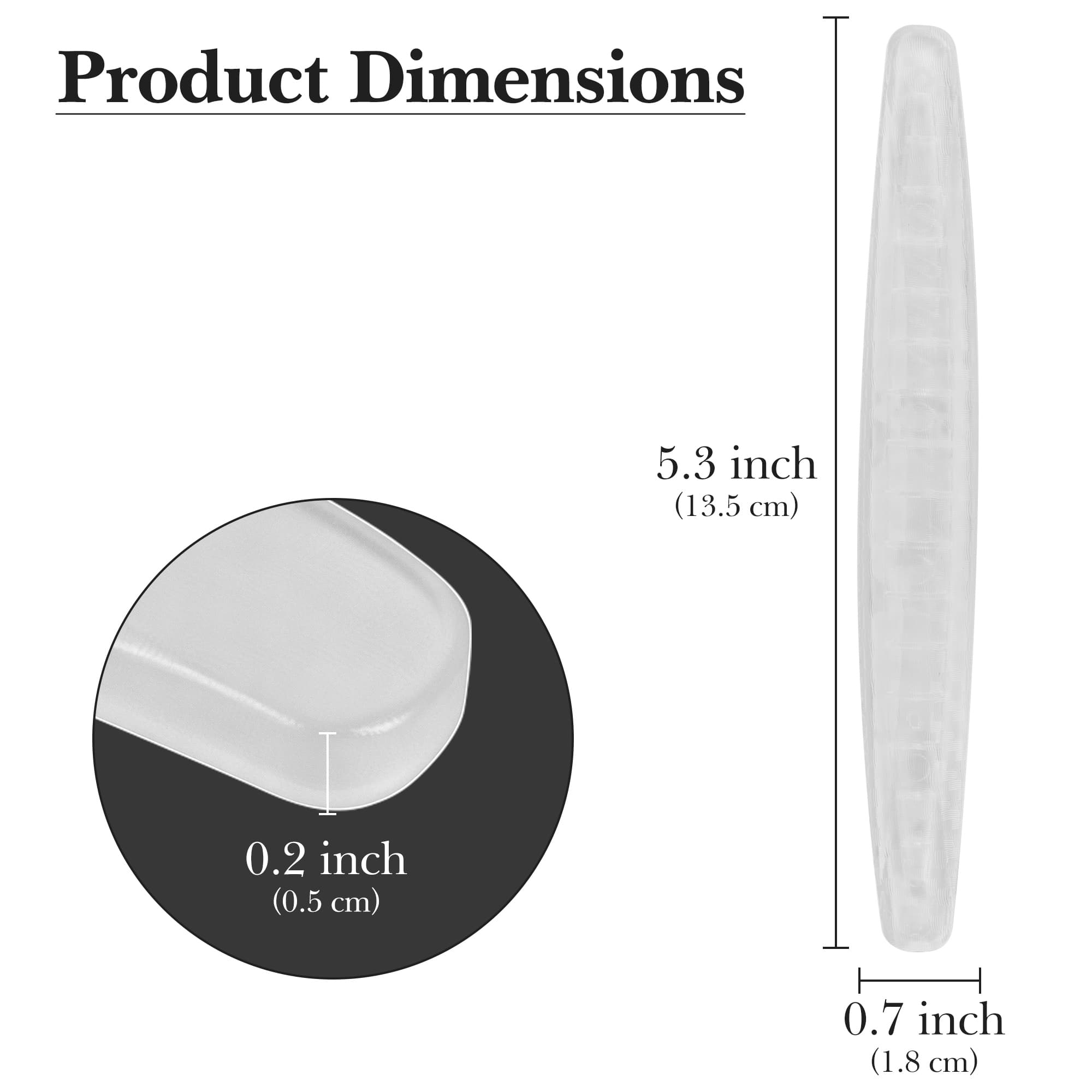 ReignSword 4 Pcs Car Door Edge Guards, Anti-Scratch Anti-Collision Self Adhesive Bumper Protector Trim Strip, Universal Car Exterior Accessories Door Guards for Cars Trucks SUVs (Clear) - 2