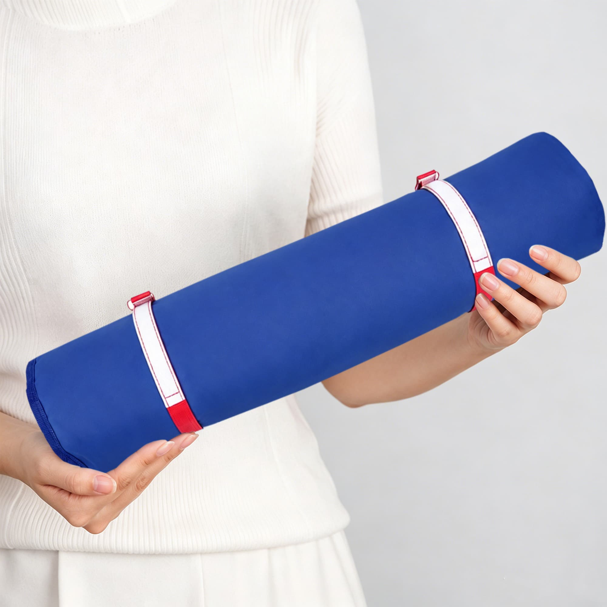 ReignSword Roll-Up Mahjong Rack Bag, Portable Oxford Cloth Organizer for Mahjong Racks, Pushers & Accessories, Family Night Travel Case (Dark Blue, 39 x 21 Inch) - 6