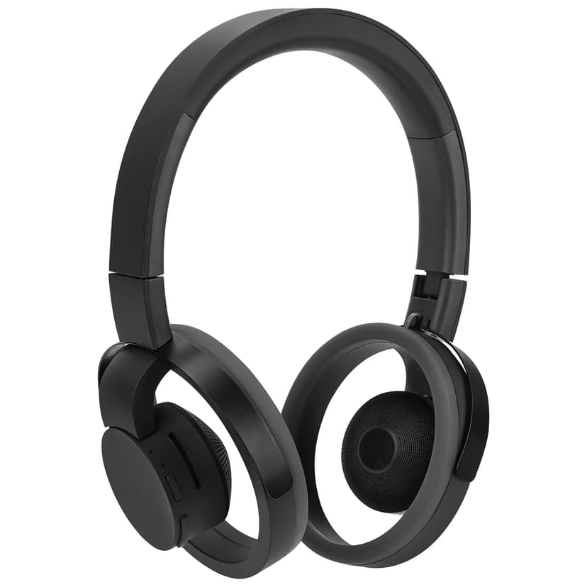 ReignSword Wireless Open-Ear Headphones, Prevents Sound Leakage (Bone Conduction Alternative),Bluetooth 6.0, Multipoint, 20-Hour Battery Life with Microphone (Dark Gray)