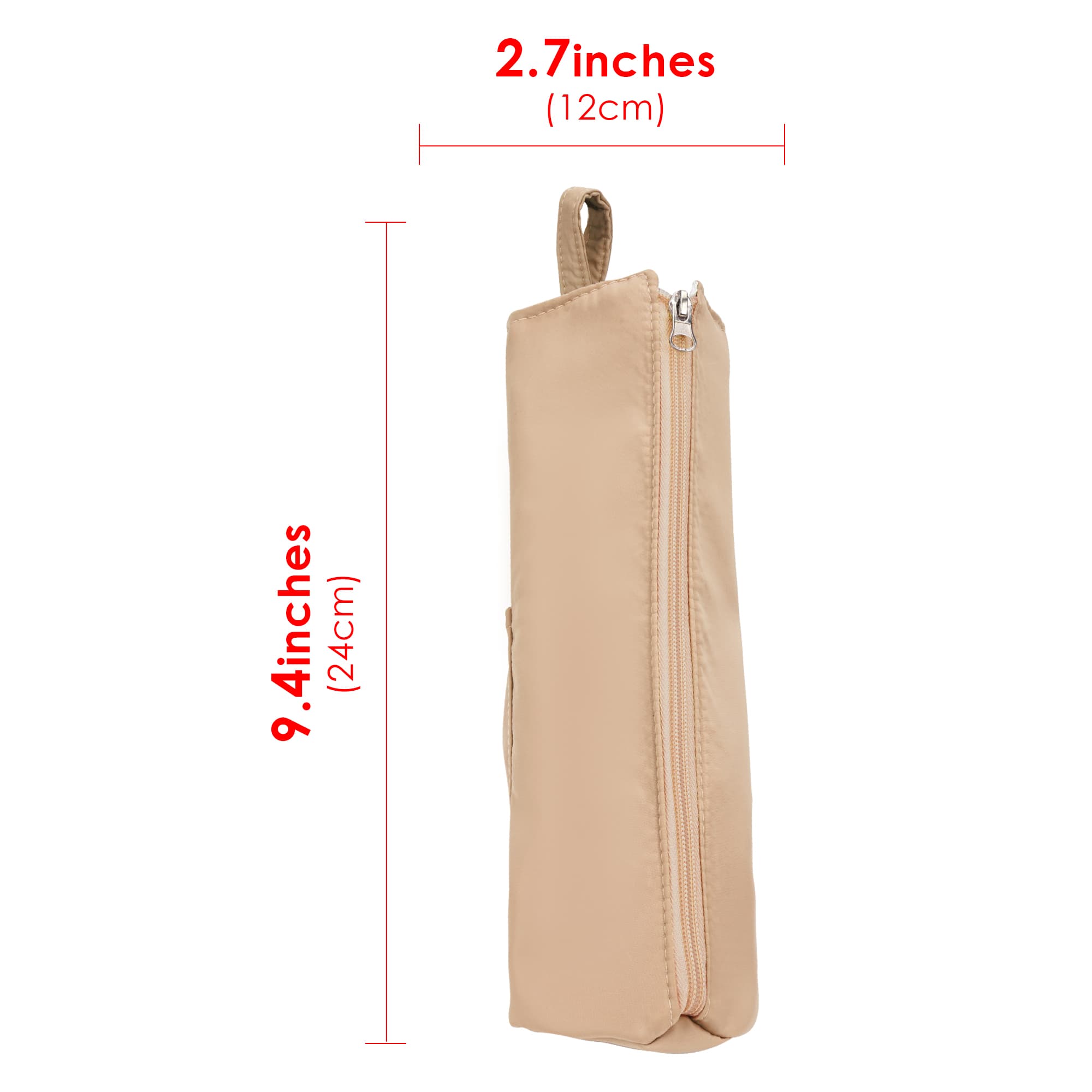 ReignSword Hair Tools Travel Bag, Heat Resistant Hot Iron Holder, Portable Hot Iron Mat for Curling Iron, Flat Iron, Hair Straightener (Apricot) - 1