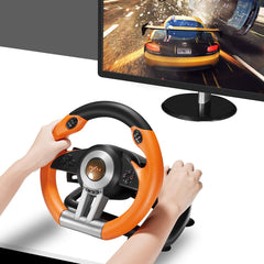 PXN Xbox-Lenkrad V3II 180° PC-Gaming-Rennrad-Antriebsrad, mit linearen Pedalen und Rennpaddeln für PC, PS4, Xbox One, Xbox Series X|S, Nintendo Switch – Orange 